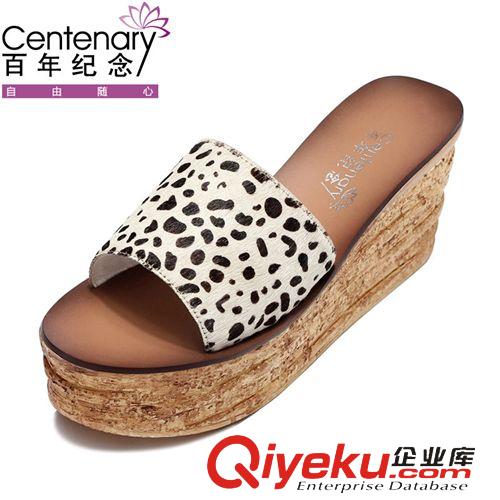 4.29日上新 百年紀(jì)念 1052 頭層牛皮女鞋 厚底防水臺女鞋 休閑女鞋子原始圖片2