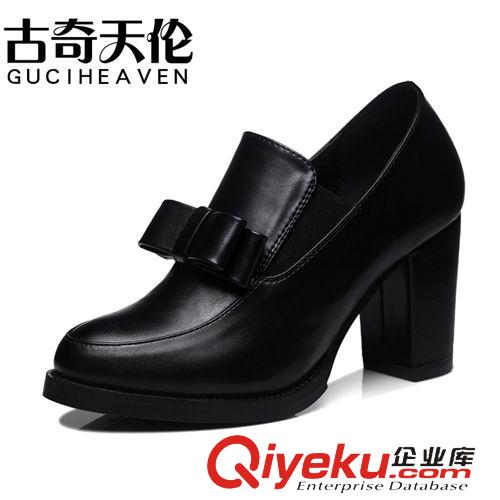 古奇天倫 古奇天倫 8137 春季單鞋 蝴蝶結(jié)高跟鞋 低幫休閑女鞋子原始圖片2