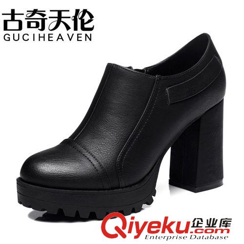 古奇天倫 古奇天倫 8142 厚底防水臺女鞋 粗跟休閑鞋 高跟女鞋子原始圖片2