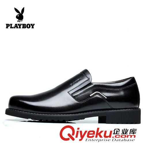 花花公子 花花公子zp男鞋 英倫時(shí)尚商務(wù)休閑鞋 頭層zp皮鞋原始圖片3