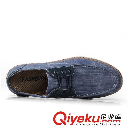 帆布鞋 廠家直銷2015新款潮流時(shí)尚輕便休閑男韓版 透氣男板鞋布鞋子批發(fā)原始圖片3