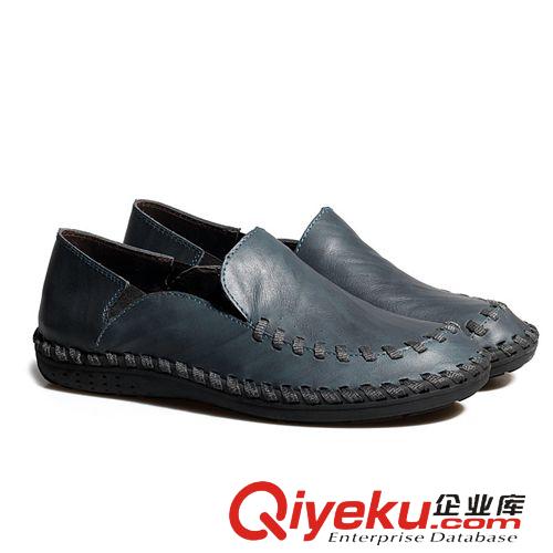 板鞋 2015春季新款男士手工休閑板鞋時尚百搭潮鞋低幫套腳舒適軟底男鞋原始圖片2