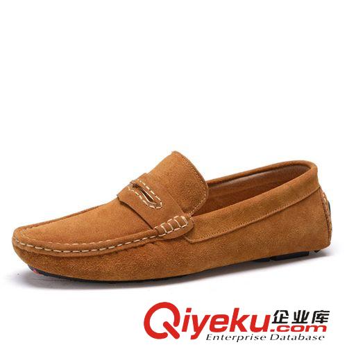 豆豆鞋 新款春季頭層牛皮男鞋時尚套腳zp豆豆鞋英倫潮流男休閑鞋批發鞋