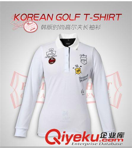 高爾夫服飾 廠家生產 新品！PGM 高爾夫服裝 女士長袖T恤 韓版 Golf運動球服原始圖片2