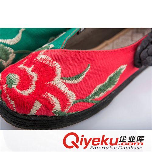 女鞋專區 老北京女鞋新款千層底女鞋粘膠片防滑耐磨休閑媽媽鞋 養腳布鞋原始圖片3