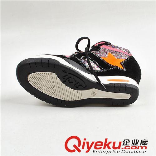 新款 外貿(mào)原單鞋鞋 歐美款A(yù)家 炫彩 內(nèi)增高防水臺系帶低幫運動鞋 女鞋原始圖片3