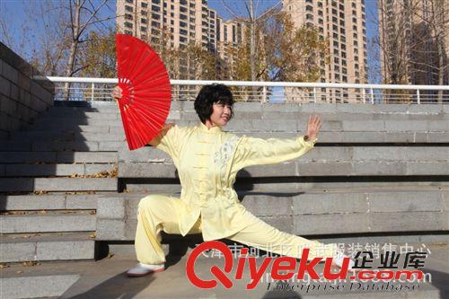 絲緞太極服 批發(fā)供應(yīng)。繡花太極服。武術(shù)練功服，表演服原始圖片3