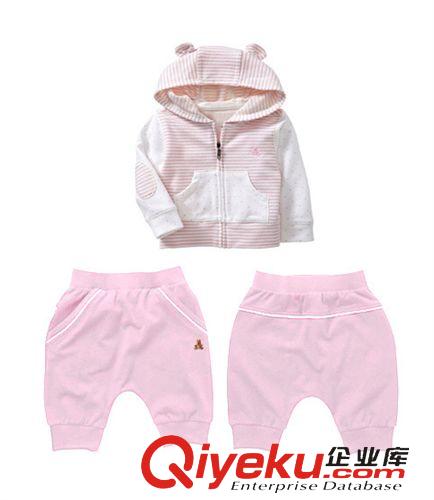 來樣來圖加工區展示 GA牛仔外套，秋冬童裝 中童條紋女生可愛二件套裙（預定）原始圖片2