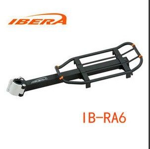 臺灣ibera精品展示  臺灣IBERA IB-RA6貨架山地車自行車鋁合金快拆后貨架V剎/碟剎通用