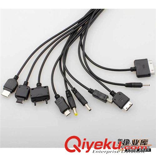 店長熱薦 好榜單  S0006 多功能充電線 {wn}充電線 10合1USB充電線 圓
