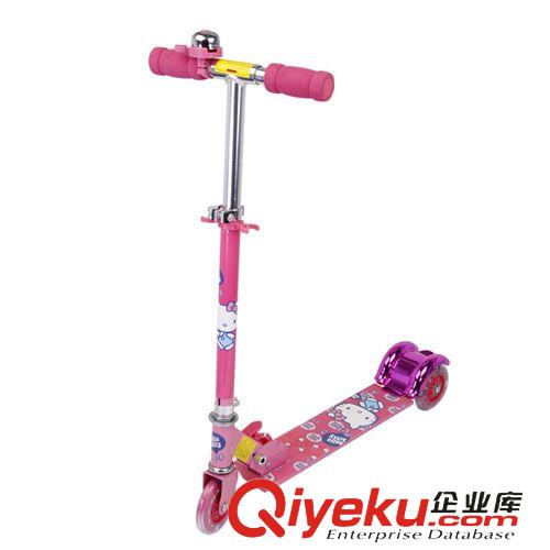 品牌導航 HelloKitty兒童四三輪滑車 加寬減震閃光輪滑車