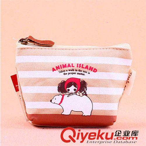 筆袋 華豐文具 韓版可愛(ài)普拉女孩創(chuàng)意零錢(qián)硬幣手提收納包 批發(fā)原始圖片2