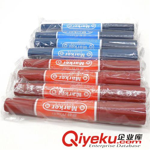 記號(hào)筆 廠家直銷大雙頭油性筆 大雙頭記號(hào)筆 油性筆 箱頭筆 優(yōu)質(zhì)耐寫批發(fā)原始圖片3