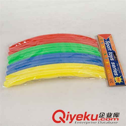 火拼專場 廠家批發 兒童塑料彩色新型7節.8節加粗呼啦圈 ，減肥健身圈原始圖片2