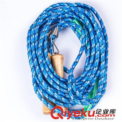 跳繩 廠家批發(fā) 袋裝加粗棉繩7米集體團(tuán)體群體跳繩 木柄學(xué)生多人棉跳繩原始圖片2