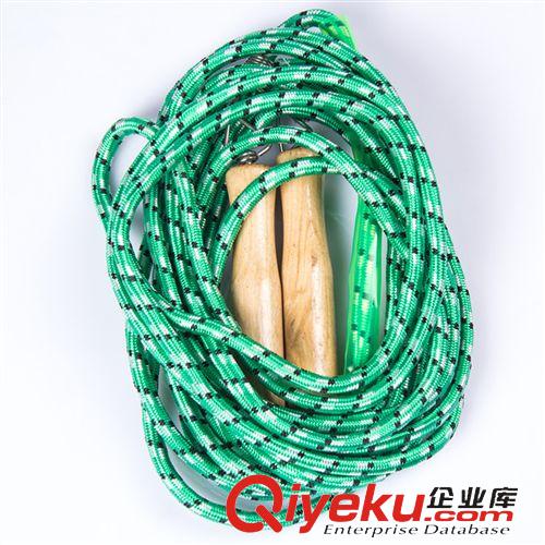 跳繩 廠家批發(fā) 袋裝加粗棉繩7米集體團(tuán)體群體跳繩 木柄學(xué)生多人棉跳繩原始圖片3