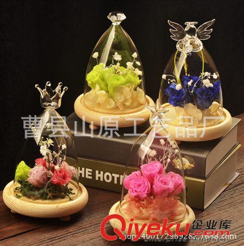 木制工藝品 熱銷木制玻璃罩底座 美式鄉(xiāng)村客廳裝飾品 家居木質(zhì)擺件批發(fā)定做