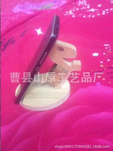 木制工藝品 曹縣廠家定做懶人小馬創(chuàng)意手機座手機支架 辦公室手機收納用