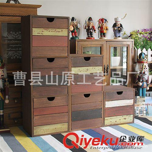 收納系列 熱銷創(chuàng)意實(shí)木收納柜 2層桌面雜物柜 文具玩具儲(chǔ)物柜 批發(fā)定做原始圖片2