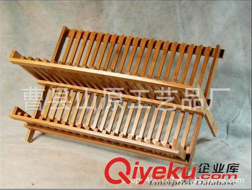 木架系列 家居創(chuàng)意木制品 廚房必備折疊碗架 可定做實木碗架原始圖片3