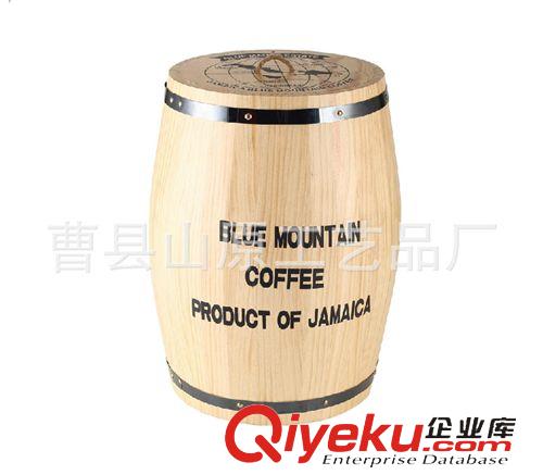 木桶系列 專業(yè)廠家生產(chǎn)木質(zhì)環(huán)保高檔酒店酒吧用咖啡桶咖啡豆桶原始圖片3