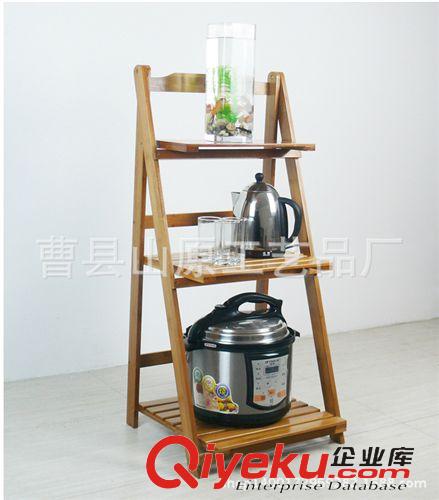 園藝工藝品 2015新款 田園清新花架置物架 可移動實木花架  展示/收納架原始圖片3