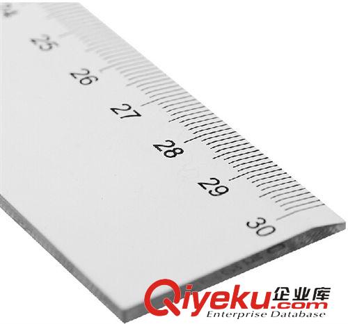 尺子 得力6230 得力直尺 30cm直尺 透明塑料30厘米直尺子原始圖片3