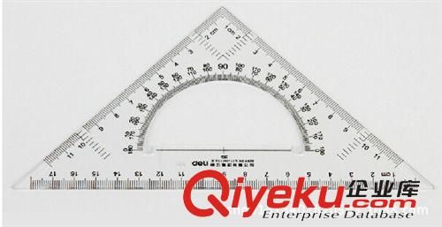 尺子 三角板得力6420三角板套裝多用三角尺20厘米學生文具辦公用品原始圖片3