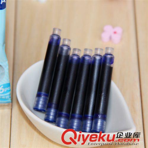 墨水 白雪R5399A 直液式可換囊鋼筆墨囊 6支裝 可擦墨藍(lán) 藍(lán)原始圖片2