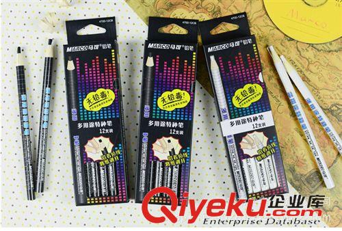鉛筆 MARCO/馬可4700-12CB多用途鉛筆 特種鉛筆 紙卷筆 可寫玻璃 瓷磚原始圖片2