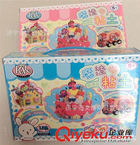 彩泥 zp智高KK9200魔法粘土 12色盒裝粘土 環保md橡皮泥原始圖片2