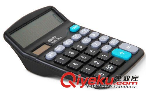 計算器 得力837計算器 太陽能 計算機 桌面計算器 辦公型計算器 12位原始圖片2