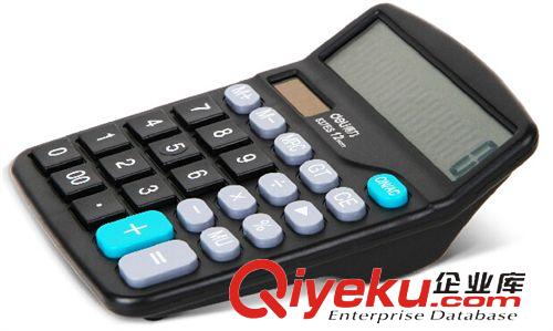 計算器 得力837計算器 太陽能 計算機 桌面計算器 辦公型計算器 12位原始圖片3