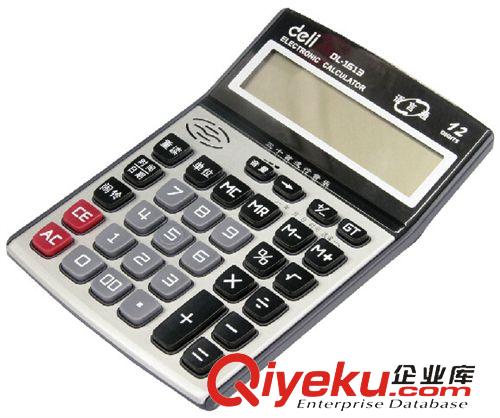 計算器 得力1613 語音計算器 12位計算器 真人發音語音計算器原始圖片2