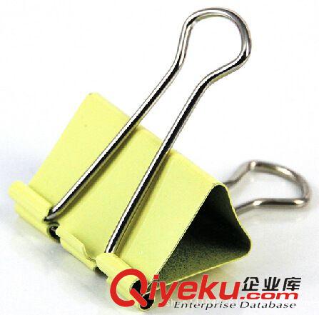 長尾夾、裝訂夾 Deli/得力8552彩色長尾夾 燕尾夾 財務(wù)票夾 4色裝 41mm 24只/筒原始圖片2