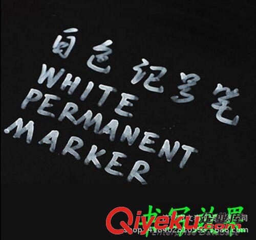 白板筆 金萬年0959白色記號筆 粗頭 大頭筆 油性筆 適用于深色物體表面原始圖片3