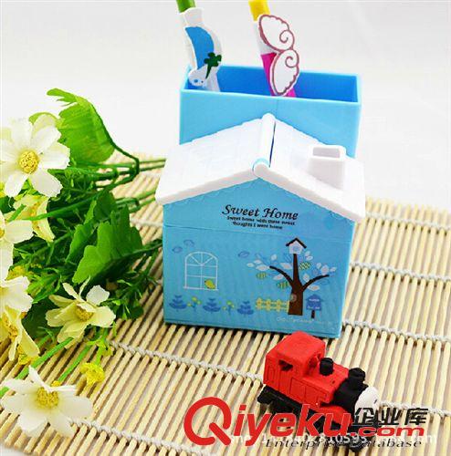 筆筒 得力9142 多功能筆筒趣味筆筒創(chuàng)意時(shí)尚筆座學(xué)生文具 可愛筆插