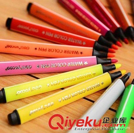 畫筆 得力7062水彩筆 優(yōu)酷水彩筆 12色可水洗 彩筆 繪畫 學(xué)生用品原始圖片2