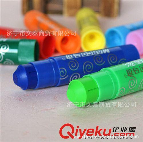 畫筆 馬可MARCO 2500-12色棒棒彩 油畫棒 涂鴉筆 粗桿旋轉蠟筆md