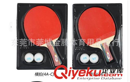 乒乓球拍 雙魚zp4星 4AC/AE直拍 橫拍雙面反膠乒乓球拍 贈球原始圖片3