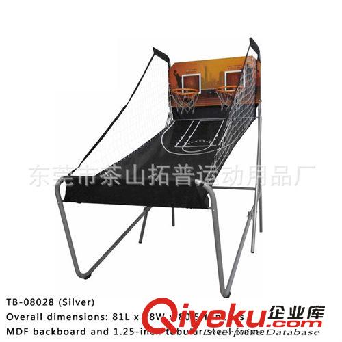 球架球網系列 生產供應新款 鐵管加粗型 雙人休閑籃球架 雙人電子計分投籃機原始圖片3