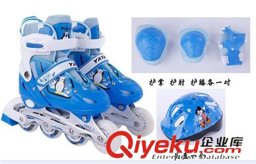 溜冰鞋 13年新款廠家直銷全閃PU滑輪鞋套裝 成人/兒童輪滑鞋 溜冰鞋批發(fā)原始圖片3