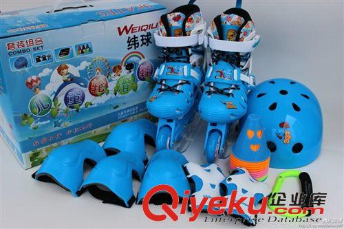 溜冰鞋 專柜品質(zhì) 15年新款兒童QQ熊滑輪鞋套裝  溜冰鞋套裝原始圖片2
