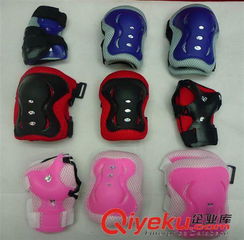 身體部位防護 廠家直銷鯊魚6件套通用護具，滑輪護具套裝 戶外運動護具
