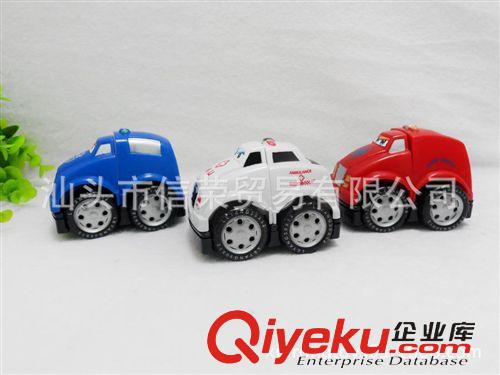 益智玩具 兒童益智類積木 益智積木車 （賽車+警車）原始圖片2