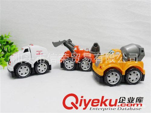 益智玩具 兒童益智類玩具 益智積木車（工程車+警車+賽車）