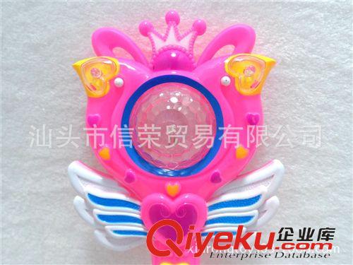 兒童精選禮品 【熱銷(xiāo)中】江南Style音樂(lè)/酷炫燈光/投影 女孩{za}的魔仙閃光棒原始圖片3