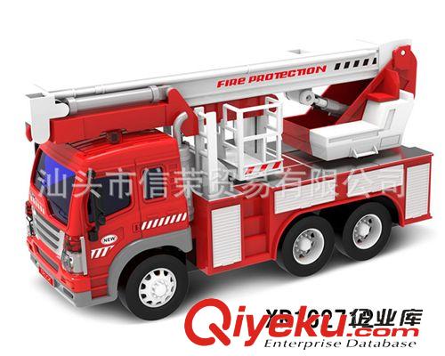 兒童精選禮品 新款 慣性路政 消防 叉車 工程車系列 兒童慣性車玩具 帶燈光音樂原始圖片3