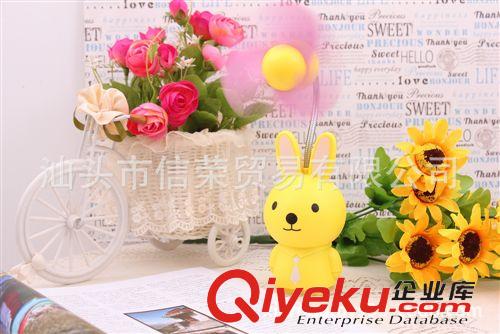 夏天玩具系列 {zx1}款 充電式 兒童學生 戶外消暑 創(chuàng)意迷你風扇 趣味兔子造型原始圖片3