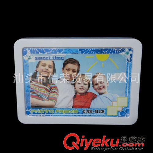 兒童相框 創(chuàng)意電視機相框 六寸帶儲蓄罐相框 兒童寶寶相框 影樓相框原始圖片2